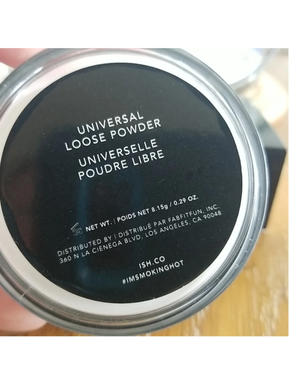 2 x ISH Universal Loose Makeup Setting Powder 0.29 oz Full Size New in Box